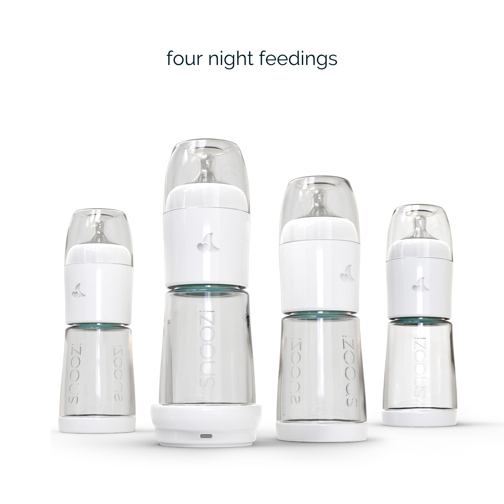 snoozi set - Baby night bottle with warming station