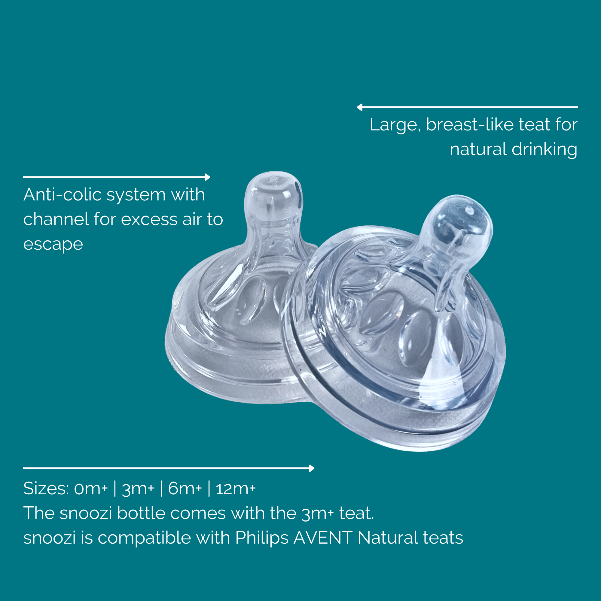 snoozi set - Baby night bottle with warming station